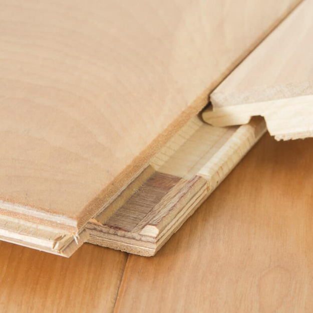 Pose de parquet contrecollé
